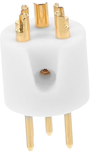 Toddmomy Turntable Cartridge Connector Pin Din Vintage Record Player Accessory for Vinyl Record Tonearm Head Connection