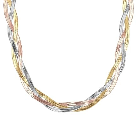 s.Oliver Halsband Edelstahl Damen Halsschmuck, mit Kristall, Kommt in Schmuck Geschenk Box