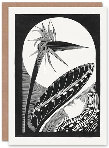 Artery8 Samuel J De Mesquita Art Card Strelitzia Overblown And Full Moon