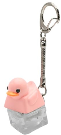 jebyltd Harz Tastaturen Begleit Tastenkappen Kleine Quacksalber Ente Tastenkappe Quacksalber Ente Schlüsselanhänger Für Büro Stressabbau Taschenformat Quetschspielzeug Zum Pendeln