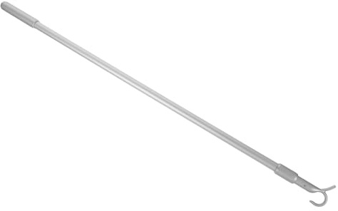 LOLIPPYY Varilla Telescópica de Aluminio para Cortinas, Longitud Ajustable, Resistente, Adecuado para Persianas Enrollables y Puertas Corredizas del Hogar