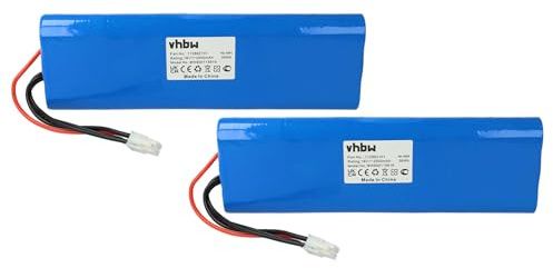 2X vhbw NiMH Akku 2000mAh kompatibel mit Gardena Robotic R160