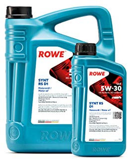ROWE - 5 + 1 Liter HIGHTEC SYNT RS D1 SAE 5W-30 Motorenöl - PKW Motoröl für exzellente Motor- und Kolbensauberkeit