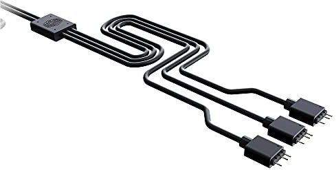 Cooler Master Cable Divisor ARGB 1 a 3, Conector LED de 3-Pines, 50 cm