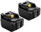 Lot de 2 Batteries Lithium-ION 14,4 V 4,0 Ah 4000 mAh pour Makita BL1415 BL1430 BL1440 BL1415N 194065-3 196875-4 194558-0 195444-8 196388-5 US