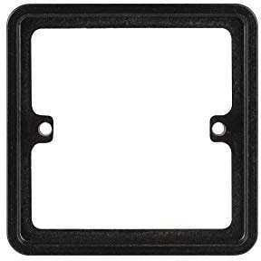 Schneider Electric Lisse Screwless Deco - Single Socket Spacer, GGBLSPC1BS, Black