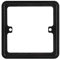 Schneider Electric Lisse Screwless Deco - Single Socket Spacer, GGBLSPC1BS, Black