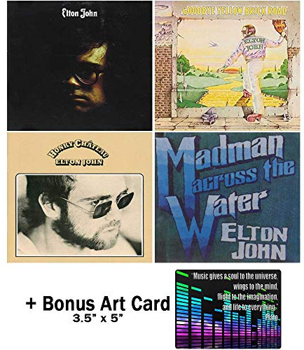 Elton John: Classic Studio Albums Collection - 4 CDs (Elton John / Madman Across the Water / Honky Chateau / Goodbye Yellow Brick Road) + Bonus Art Card