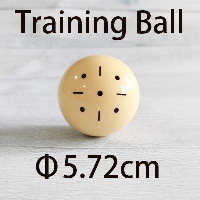 NO LOGO LSB-TAIQIU, 1pc Billard Cueball Snooker Trainingsbälle Pool Practice-Ball (Größe : Training Ball 5.72cm)