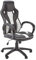 X-Rocker Maverick Gaming Racing Desk Chair, Adjustable Computer Office Chair with Mid-Back Support, PU Leather Height Adjustable Swivel Base with Natural Lumbar Support Curve - BLACK/WHITE