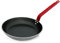 DE BUYER Round Frying Pan 20 cm Diameter Shock-Resistant Red