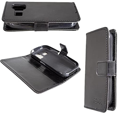 caseroxx Bookstyle-Case für Artfone CS182/188, schwarz | Aufklappbare Buch-Schutzhülle mit Innenfächern und Rundumschutz für den Alltag, aus Kunstleder