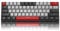 Camiysn 60 Percent Mechanical Gaming Keyboard, Black&Gray Mixed Color Keycaps Keyboard with Blue Switches, Detachable Type-C Cable Mini Powder Light for Windows/Mac/PC/Laptop