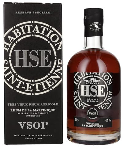 HSE Très Vieux Rhum Agricole VSOP 45% Vol. 0,7l in Giftbox
