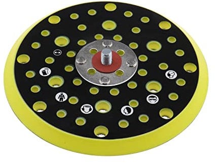 OTOTEC Almohadilla de Respaldo para Lijadora de 6 Pulgadas Base para Lijadora 150 Mm 54 Orificios Almohadilla de Repuesto para Lijadora Compatible con Mirka CEROS DEROS para Pulir Y Pulir
