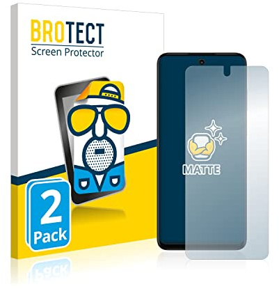 BROTECT Entspiegelungs-Schutzfolie für Motorola Moto G32 (2 Stück) Matte Displayschutz-Folie, Anti-Reflex, Anti-Fingerprint