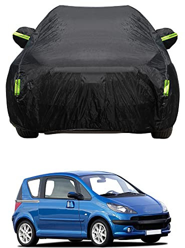 Maxure Outdoor Auto abdeckplane, für Peugeot 1007 Vollgarage Wasserdicht Staubdichte Wetterfest Hagelschutz UV-beständig Autoabdeckung