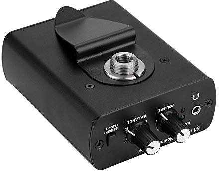 Monitor in-ear personale, amplificatore per cuffie Monitor in-ear personale per cuffie Controllo livello e bilanciamento/mix Uscita cuffie ad alta potenza per studio di registrazione(Spina UE)