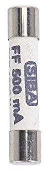Rfeeuubft 1000 V 500 mA 6,3 x 32 mm Multimeter Ceramic Fuse