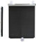 Suction cup roller blinds no drilling,blackout curtains,automatic retractable roller shades,temporary privacy blinds for doors and windows,bedrooms and balconies,UV protection,Black-30x125cm/12x49in