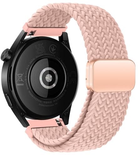 Dumgeo für Huawei Watch GT2 Armband 46mm, 22mm Elastic Adjustable Nylon Armband für Huawei Watch GT/GT Active/GT 3 46mm/GT3 Pro 46mm/Huawei Watch GT2 Pro/Huawei Watch GT 2e/Huawei Watch GT Runner (J)