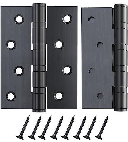 Metafort Cerniera per porta, cerniera in acciaio inox 304, cerniera porta pesante per porte fisse 100 mm