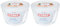 Pyrex Cook&Freeze Récipient Rond avec Couvercle 12 cm-0,6 L, Verre Borosilicate Extra résistant, adapté au Four (Lot de 2)