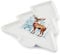 Cooksmart British Designed Christmas Spoon Rest | Spoon Rests for All Type of Spoons | Kitchen Spoon Rest for All Types of Kitchens - Christmas Stag