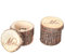 Miss Lovely Ringboxen zur Hochzeit MR & MRS Ring-Kissen Alternative aus Holz - Hochzeit Deko-Accessoires Hochzeits-Deko Schmuck-Aufbewahrung Ehe-Ringe Trauung 2 Stück