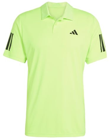 adidas Herren Club Tennis 3-Stripes Polo Shirt, Lucid Lemon, M