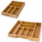 Bonussi Portaposate Estensibile da Cassetto Cucina Porta Posate in Legno Bambù 46x30cm