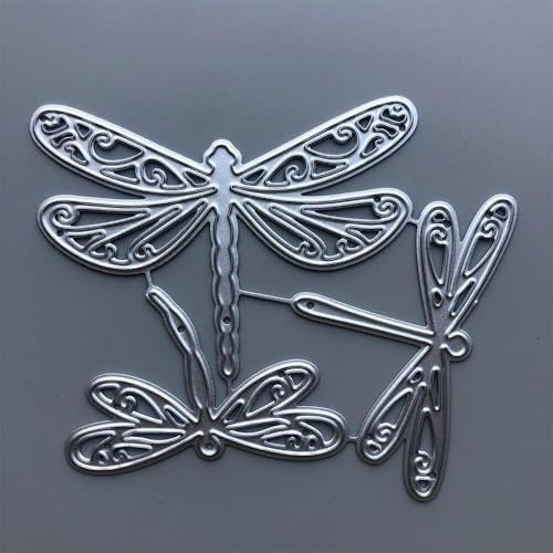 Metall-Stanzschablonen mit Libellen-Motiv, für Kartenherstellung, Prägepapier, Fotoalbum, Stempel, Stanzen, Prägen und Prägen