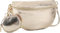 Große Bauchtasche, Umhängetasche für Damen, Bauchtasche mit verstellbarem Gurt, modische Umhängetasche für Laufen, Wandern, Radfahren, Gold, klassisch