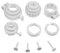 Adapters Tuya Radiator TRV Adaptor Smart Thermostatic Radiator Valve Suit For M30*1.5/M28*1.5 TRV602/TRV604/TRV601/TRV603