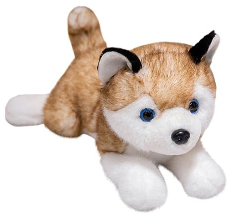 LICHENGTAI Husky Kuscheltiere Hund Plüschtier Kuschelkissen Weiches Kinderplüschtier Schlafkomfort Kissen Spielzeug Gefülltes Tier Plüschkissen Weihnachts Geburtstag Geschenk für Kinder Erwachsene