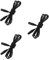 Housoutil 3pcs Balance Line Letter Tassel Earrings Multi-unit Mobile Phone Balanced Microphone Dual Shielded Cable Decor Wire Microphone Xlr Female to Rca Adapter Copper Black