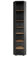 Vicco Eckhochschrank Irma, Anthrazit/Artisan, 33 x 192 cm 7 Fächer