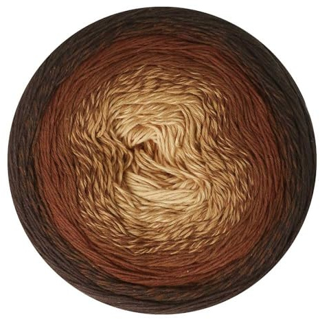 Scheepjes Cotton Whirl 1x1000m - 740 Brown Sugar Spell