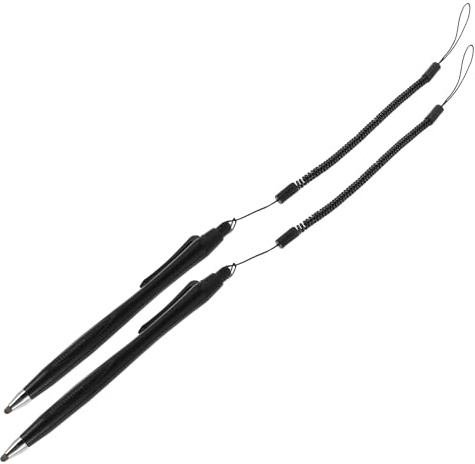 GALPADA Stylet Capacitif Lot de 2 Mécanisme à Ressort et Embout de 3 MM et 4 MM – Stylet Tactile pour Tablette Smartphones Prise de Notes et Dessin Artistique