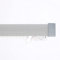 Linea oro Bastone per Tende in Alluminio Modello Piatto a Corda Grigio Lucido cm 200