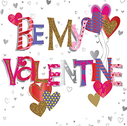 Talking Pictures Be My Valentine Valentine's Day Greeting Card Handmade