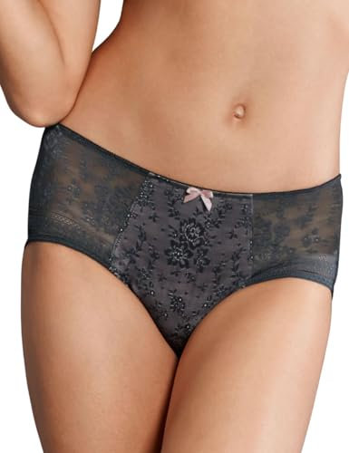 Rosa Faia Damen Fleur Taillenslip Taillenslip,,per pack Grau (anthrazit 408),46 (Herstellergröße:46)