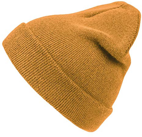 noTrash2003 Warme Doppelstrickmütze Beanie mit Umschlag Soft Acryl - Reach Zertifiziert Beanie-Hat Wintermütze Damenmütze Herrenmütze