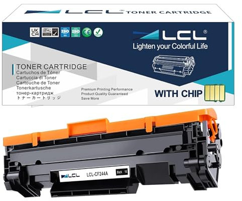 LCL Kompatibel Tonerkartusche 44A CF244A (1Schwarz) kompatibel mit HP Laserjet Pro M16a M16w M15a M15w MFP M28a MFP M28w MFP M29a MFP M29w M17a M17w MFP M30a MFP M30w