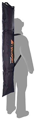 Snowsport SuperPro 5in1 Skitasche Skicase Ski Bag mit Rucksack-Funktion für 1 Paar Ski + Stöcke 160cm (160)