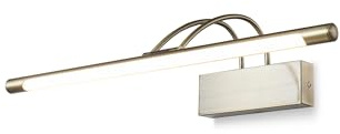 Moderne hochwertige LED-Bilderleuchte Spiegelleuchte Make-up Licht Spiegellampe Farbe Bronze Metallrahmen Winkel 120° einstellbar für Wohnzimmer Schlafzimmer Badezimmer inkl.1x LED 800 Lm 3000K IP20