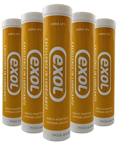 Multi Purpose Grease Cartridge EP2 Tube EXOL Lithium grease 400g (PACK of 5)