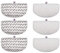 Flammi Dampfreiniger Ersatz-Pads für Bissell Powerfresh 1940 1806 1440 1544 2685A 2075A 19402 19404 19408 1940A 1940Q 1940T 1940W Dampfreiniger, Teilenummer 5938