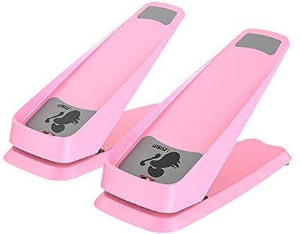 FREETT Frauen Fitnessgerät Mini Home Fitness Stepper für Ofenrohr Schenkel und Bein Training, Multifunktions Pedaltrainer Cardio mit Widerstandsband, Mute, Belastbarkeit 100 kg,Rosa