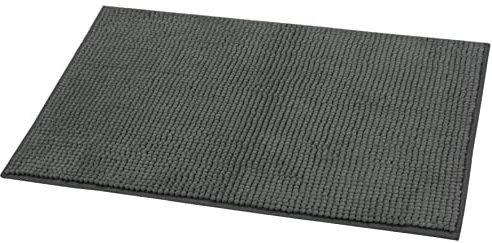 ZOLLNER Badematte, Badvorleger rutschfest, 50x80 cm, anthrazit